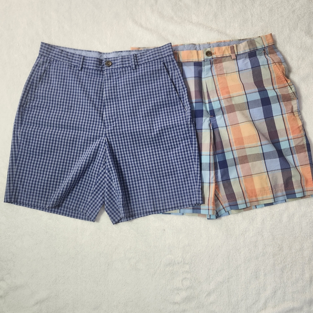 BROOKS‎ BROTHERS Men's Cotton Shorts Size 34-Set of 2